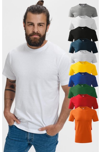 Classic 101 Tričko unisex (Velikost S, Barva 03-světle šedý melír)