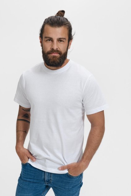 Classic 101 Tričko unisex (Velikost S, Barva 03-světle šedý melír)