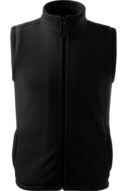 Next 5X8 Fleece vesta unisex (Barva 01-černá, Velikost XS)