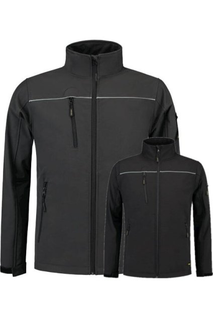 Luxury Softshell T53 Softshellová bunda unisex (Barva 01-černá, Velikost S)