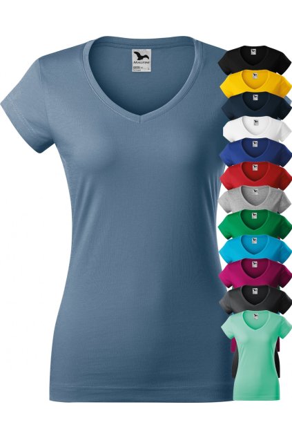 Fit V-neck 162 Tričko dámské (Barva 00-Bílá, Velikost XS)