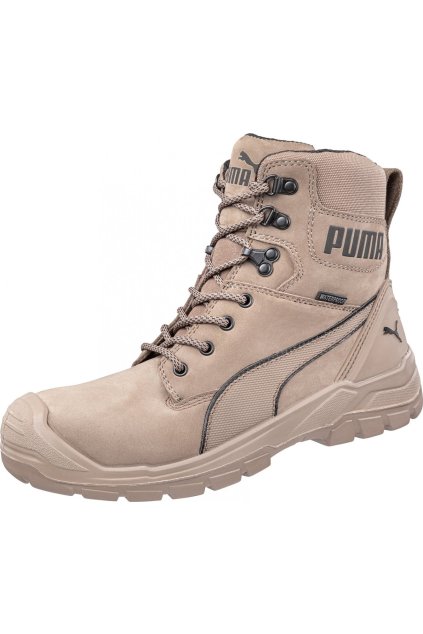 Conquest STONE HIGH S15 Kotníkové pánská (Velikost 44, Barva b8-světle hnědá)