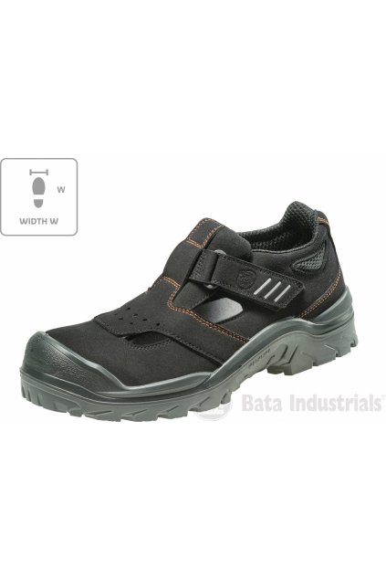 Act 151 W B09 Sandále unisex (Barva 01-černá, Velikost 35)