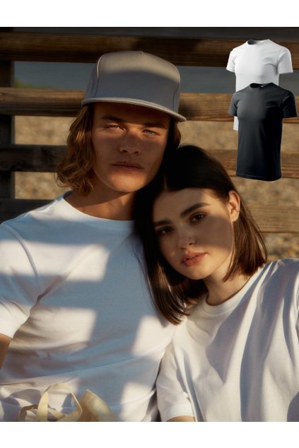Basic Recycled 829 Tričko pánské (Barva 00-Bílá, Velikost XS)