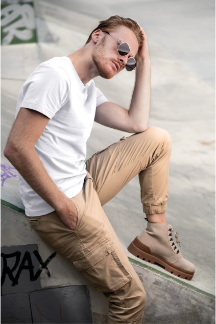 Basic Recycled 829 Tričko pánské (Barva 00-Bílá, Velikost XS)