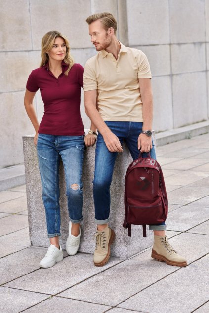 Prime (GOTS) 234 Polokošile pánská (Velikost 2XL, Barva 43-fuchsiová)