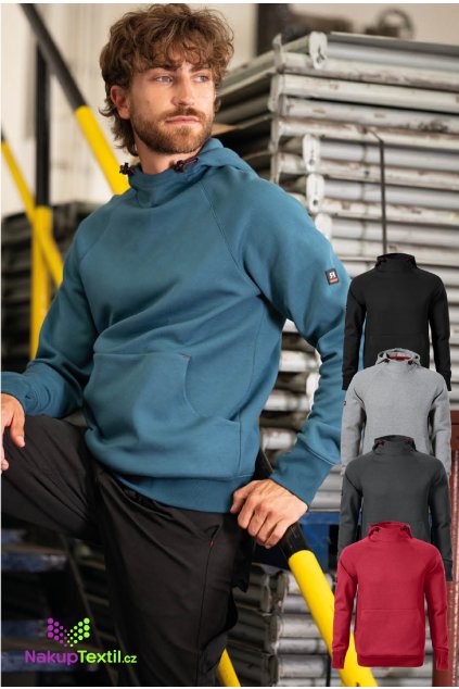 Vertex Hoodie W43 Mikina pánská (Velikost M, Barva 23-marlboro červená)