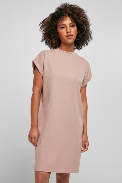 Tričkové šaty se stojáčkem, XS - 5XL