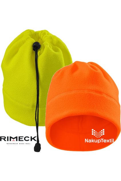 HV Practic 5V9 Fleece čepice unisex (Velikost uni, Barva fluorescenční žlutá)