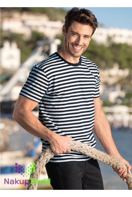 Sailor 803 Tričko unisex (Barva 02-námořní modrá, Velikost XS)