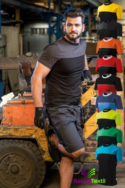 Colormix 109 Tričko unisex (Barva 01-černá, Velikost S)