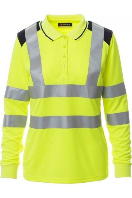 Dámská pracovní reflexní polokošile GUARD+WINTER LADY, Payper (Velikost S, Barva ŽLUTÁ FLUO/NÁMOŘNICK)