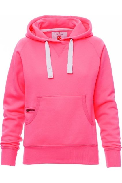 Dámská mikina ATLANTA+LADY FLUO, Payper (Velikost XS, Barva FUCHSIOVÁ FLUO)