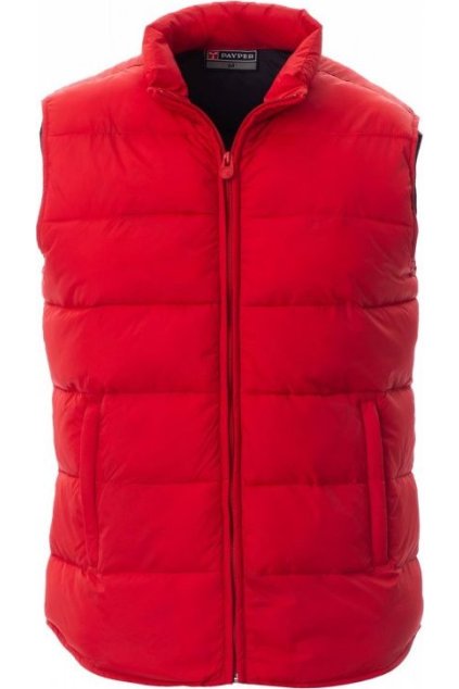 Pánská vesta MEMORY, Payper (Velikost XS, Barva ČERVENÁ/ČERNÁ)