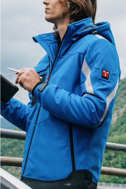 Zimní pánská softshellová bunda WONDER PAD extra teplá, Payper (Velikost XXS, Barva ČERVENÁ/ČERNÁ)