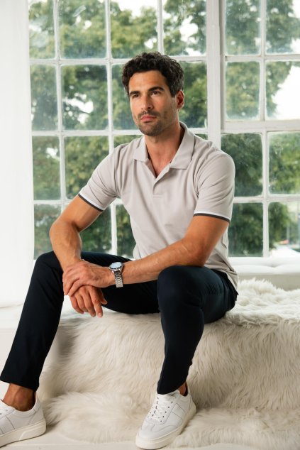 Collar Up 256 Polokošile pánská (Velikost S, Barva 93-petrolejová)