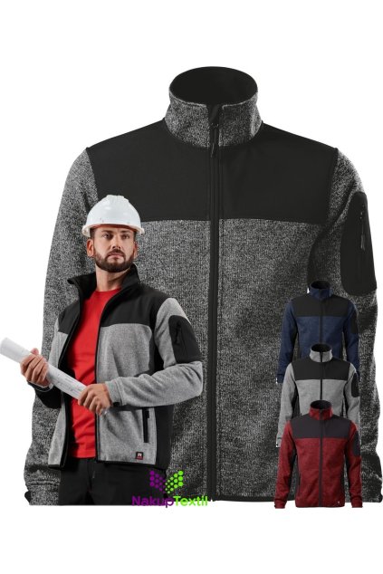 Casual 550 Softshellová bunda pánská (Velikost S, Barva 80-knit gray)