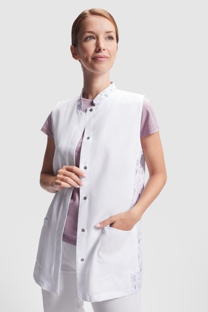 Dámská pracovní vesta Aldany, Roly