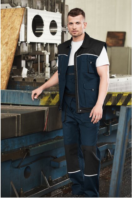 Woody W52 Pracovní vesta pánská (Velikost S, Barva 02-námořní modrá)