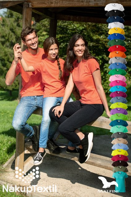 Basic 134 Tričko dámské, gramáž 160 g/m² (Velikost XS, Barva 06-lahvově zelená)