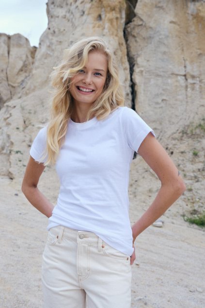 Basic 134 Tričko dámské, gramáž 160 g/m² (Velikost XS, Barva 06-lahvově zelená)