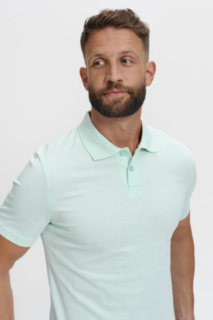 Single J. 202 Polokošile pánská (Velikost S, Barva 06-lahvově zelená)