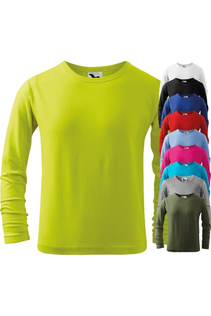 Fit-T LS 121 Triko dětské (Barva 00-Bílá, Velikost 110 cm/4 roky)