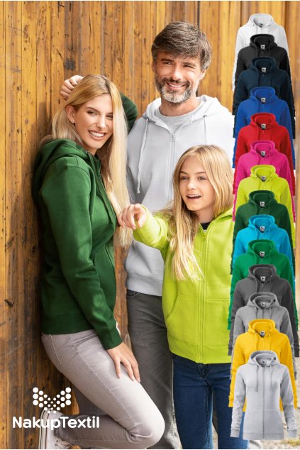 Trendy Zipper 411 Mikina dámská (Barva 00-Bílá, Velikost XS)