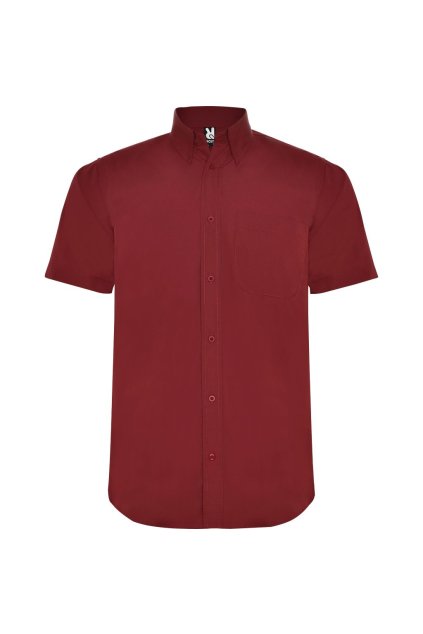 Pánská košile s krátkým rukávem Aifos (Barva bílá (01), Velikost 3XL)