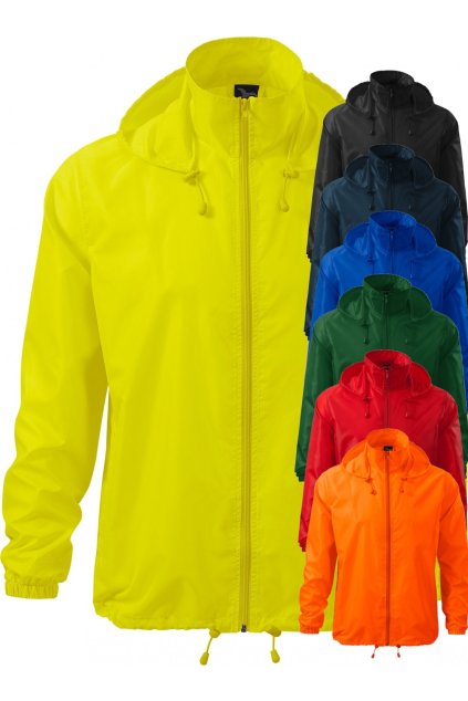 Windy 524 Větrovka unisex (Velikost S, Barva 06-lahvově zelená)