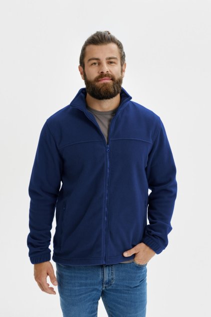 Jacket 501 Fleece pánský (Velikost S, Barva 06-lahvově zelená)