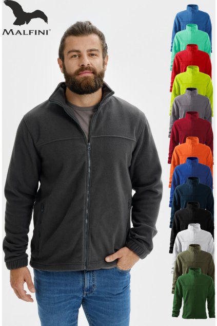 Jacket 501 Fleece pánský (Velikost S, Barva 06-lahvově zelená)