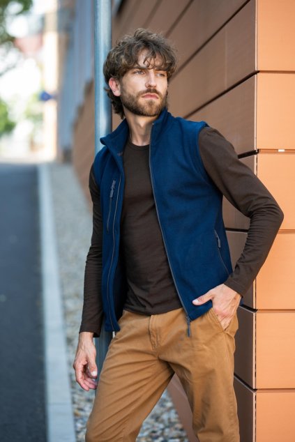 Exit 525 Fleece vesta unisex (Barva 00-Bílá, Velikost XS)