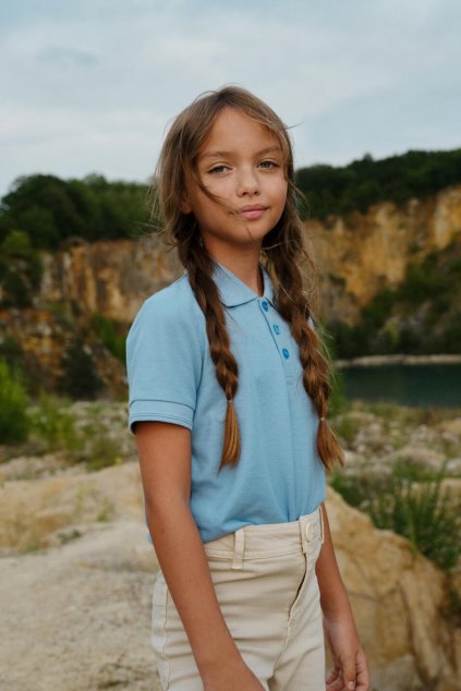 Pique Polo 222 Polokošile dětská (Barva 00-Bílá, Velikost 158 cm/12 let)