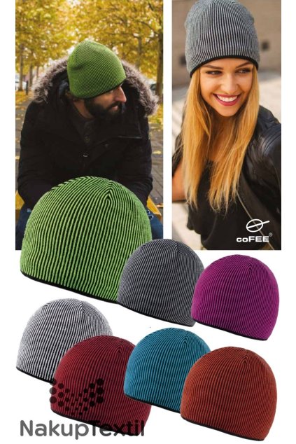 Zimní čepice Stripe