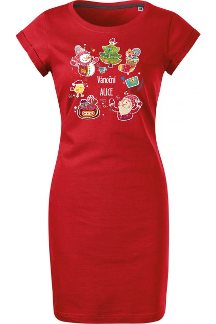 Vánoční šaty s jménem