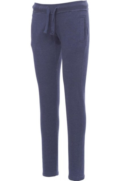 Dámské prodloužené tepláky COLLEGE LADY, Payper (Velikost XS, Barva MODRÁ DENIM MELANŽOV)