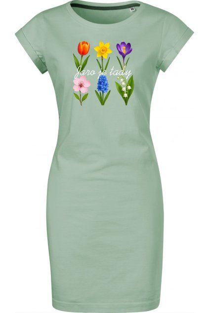 šaty jaro je tady zelené