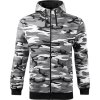 Camo Zipper C19 Mikina pánská (Velikost S, Barva 32-camouflage gray)