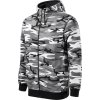 Camo Zipper C19 Mikina pánská (Velikost S, Barva 32-camouflage gray)