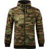 Camo Zipper C19 Mikina pánská (Velikost S, Barva 32-camouflage gray)
