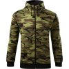 Camo Zipper C19 Mikina pánská (Velikost S, Barva 32-camouflage gray)