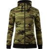 Camo Zipper C20 Mikina dámská (Velikost XS, Barva 32-camouflage gray)