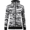 Camo Zipper C20 Mikina dámská (Velikost XS, Barva 32-camouflage gray)