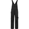 Bib & Brace Twill Cordura T67 Pracovní kalhoty s laclem unisex (Barva 01-černá, Velikost 44)