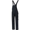 Dungaree Overall Industrial T66 Pracovní kalhoty s laclem unisex (Barva 01-černá, Velikost S)