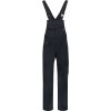 Dungaree Overall Industrial T66 Pracovní kalhoty s laclem unisex (Barva 01-černá, Velikost S)