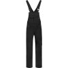Dungaree Overall Industrial T66 Pracovní kalhoty s laclem unisex (Barva 01-černá, Velikost S)