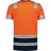 T-Shirt High Vis Bicolor T01 Tričko unisex (Velikost S, Barva fluorescenční žlutá)