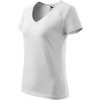 Malfini Dream 128 – dámské tričko, 180 g, přiléhavý střih, výstřih do V (Barva 00-Bílá, Velikost XS)